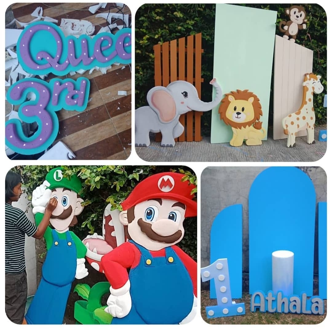 Styrofoam Dekorasi Karakter anak