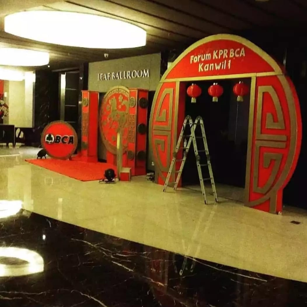 Dekorasi Styrofoam imlek 2026 bandung